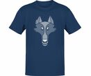 MQ WOLF - Pure Organic Shirt Herren - blau